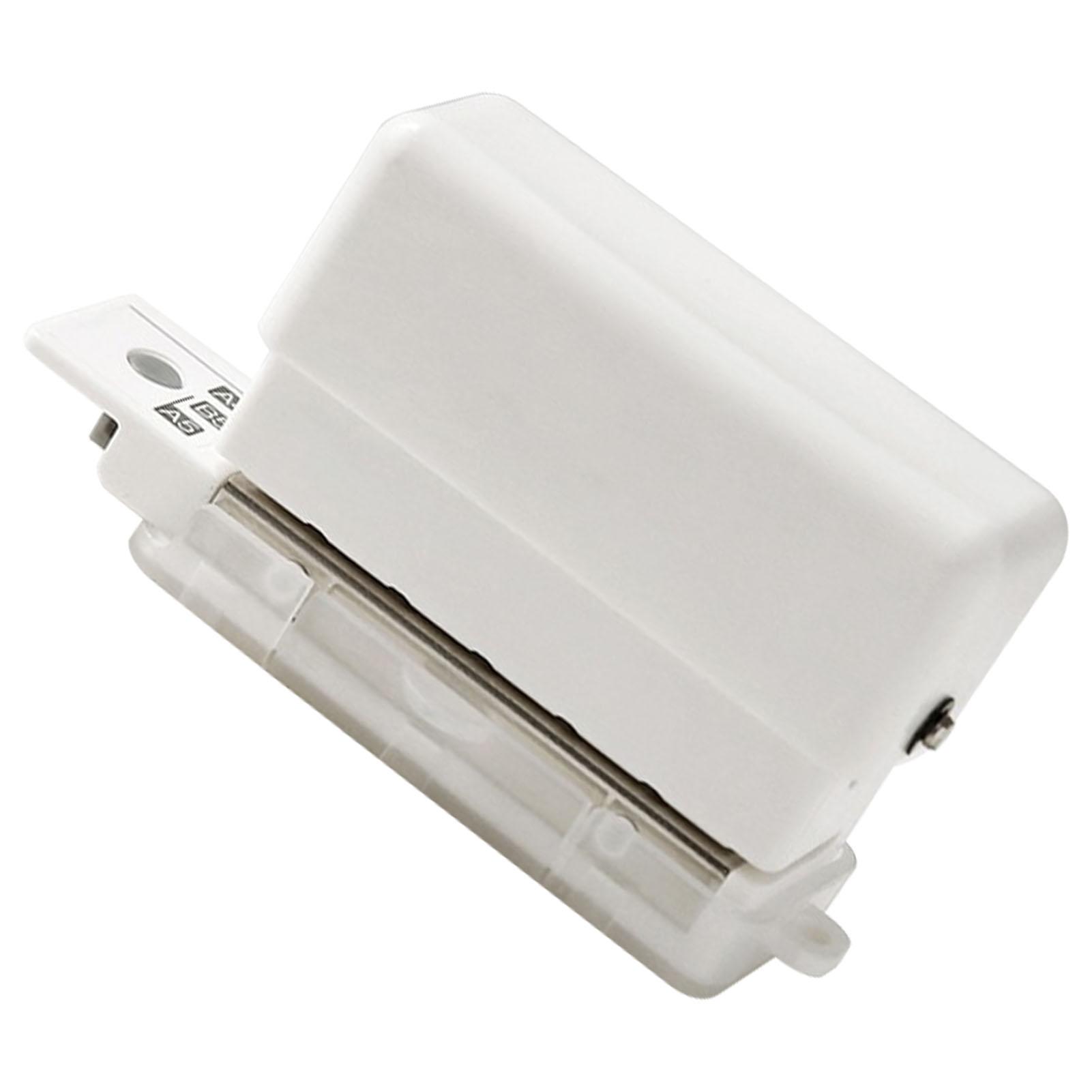 

Дырокол с 6 отверстиями, экономящий усилия, прочный металлический пластик, емкость для 3 листов, коробка для стружки, дырокол для переплета белый