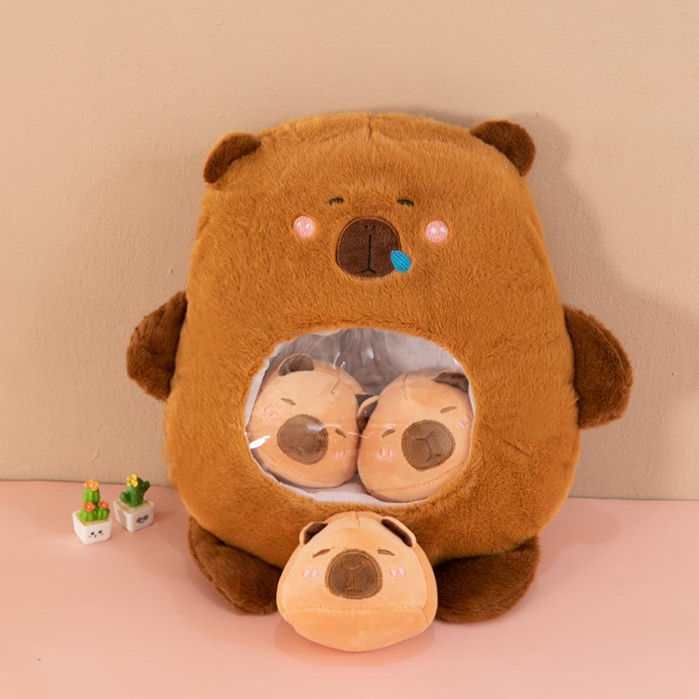 Creative Snack Throw Pillow Large Bag Bunny Doll Plush Toy Throw Pillow Nap Pillow Gift