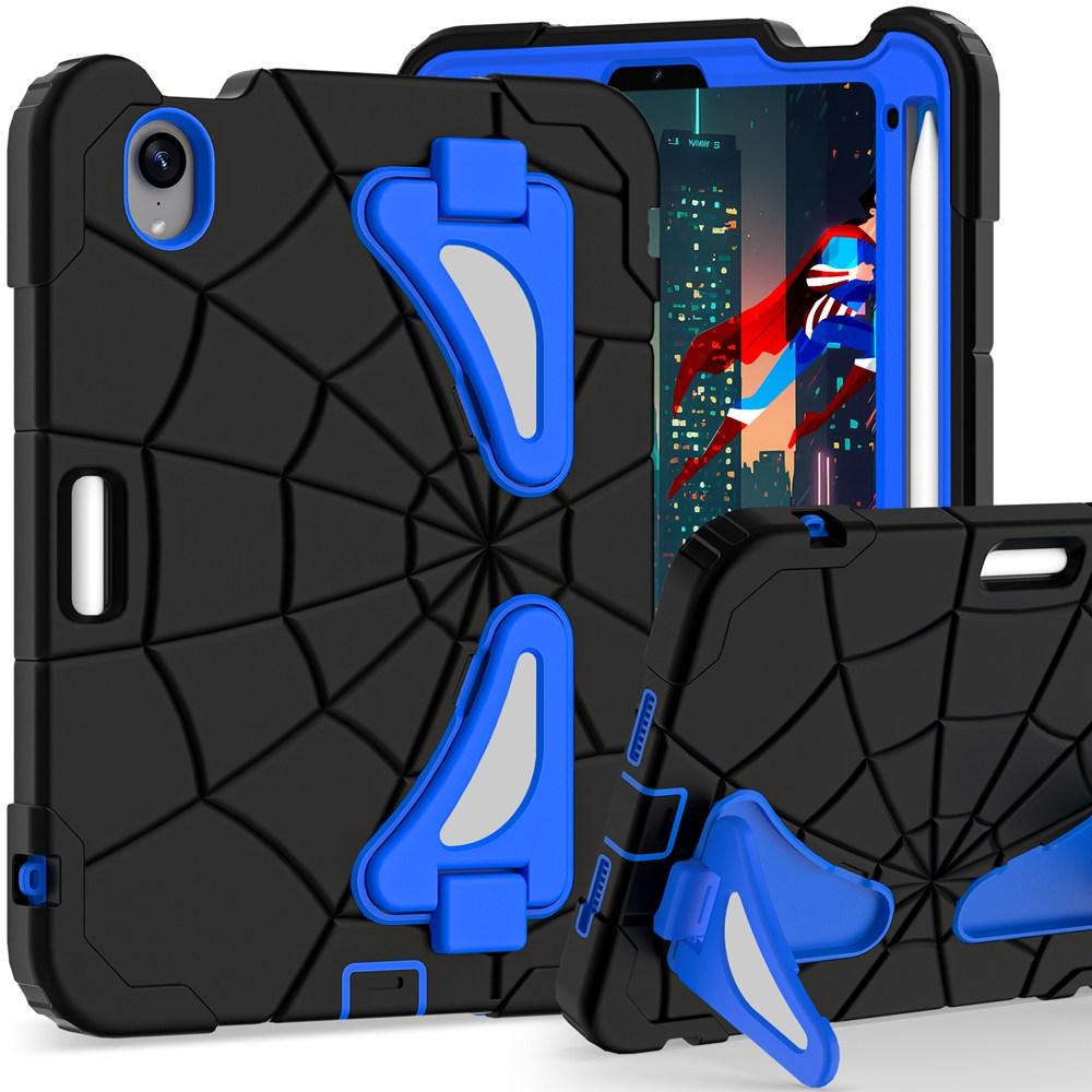For iPad mini 7 2024 A17 Pro Case A2993/A2995/A2996 8.3 inch Tablet cover Silicone +PC For iPad mini 6 A2567/A2568/A2569 spider