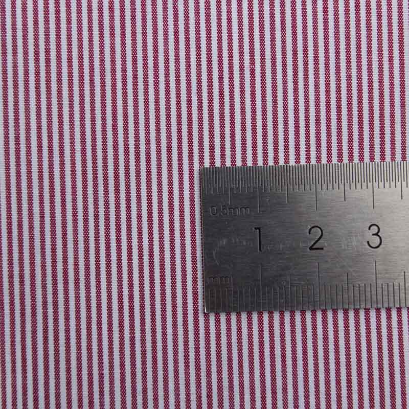 Cotton Yarn-Dyed High-Density Striped Fabric for Clothing and Sportswear