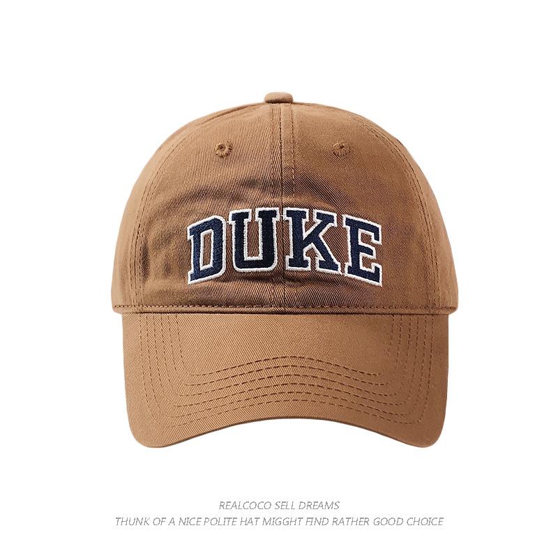 

Baseball cap female street tide brand embroidery cap male spring and summer travel versatile show small face Adjustable кофейный