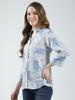 MONTE CARLO Women Regular Fit Blue Top