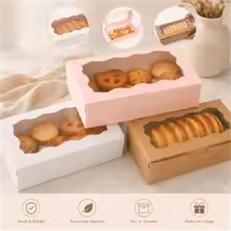 10/30pcs Kraft Paper Gift Boxes Cookies,Bread,Candy And More-Suitable For Thanksgiving,Christmas,Weddings,Birthdays