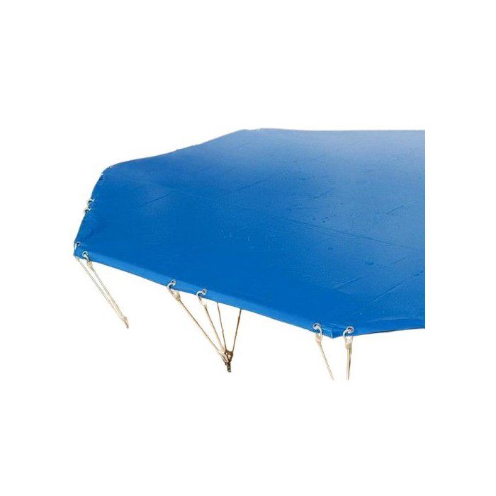 Bâche de sécurité et hivernage - UBBINK - Pour piscine bois Ubbink - 400 x 750 cm - Bleu