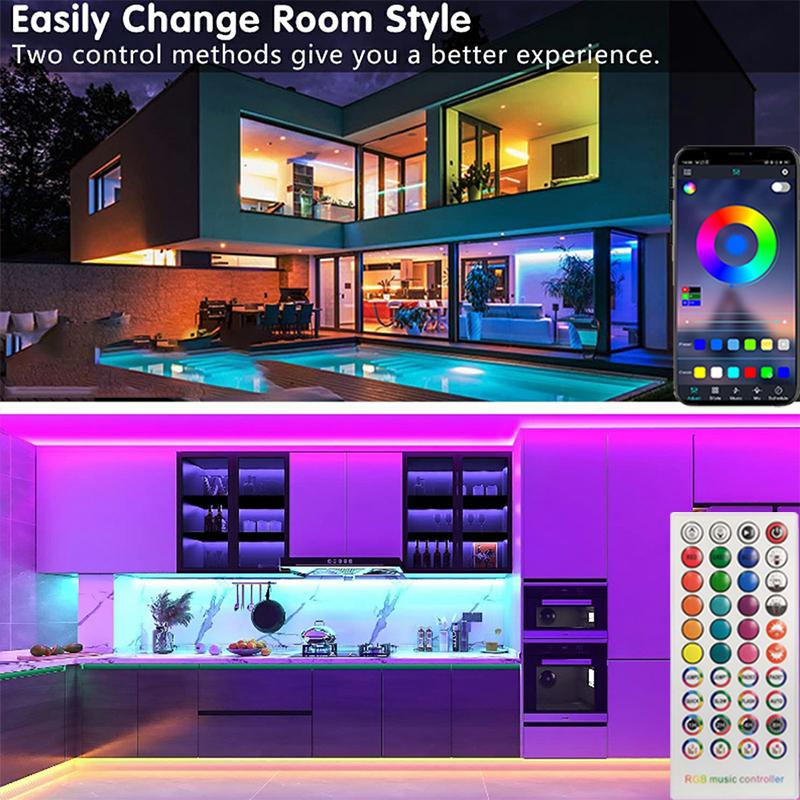Bluetooth Smart Controler Remote 12V 4 Pin RGB Led Controller Music Sync RGB Led Lights Voice Sensor RGB Controler