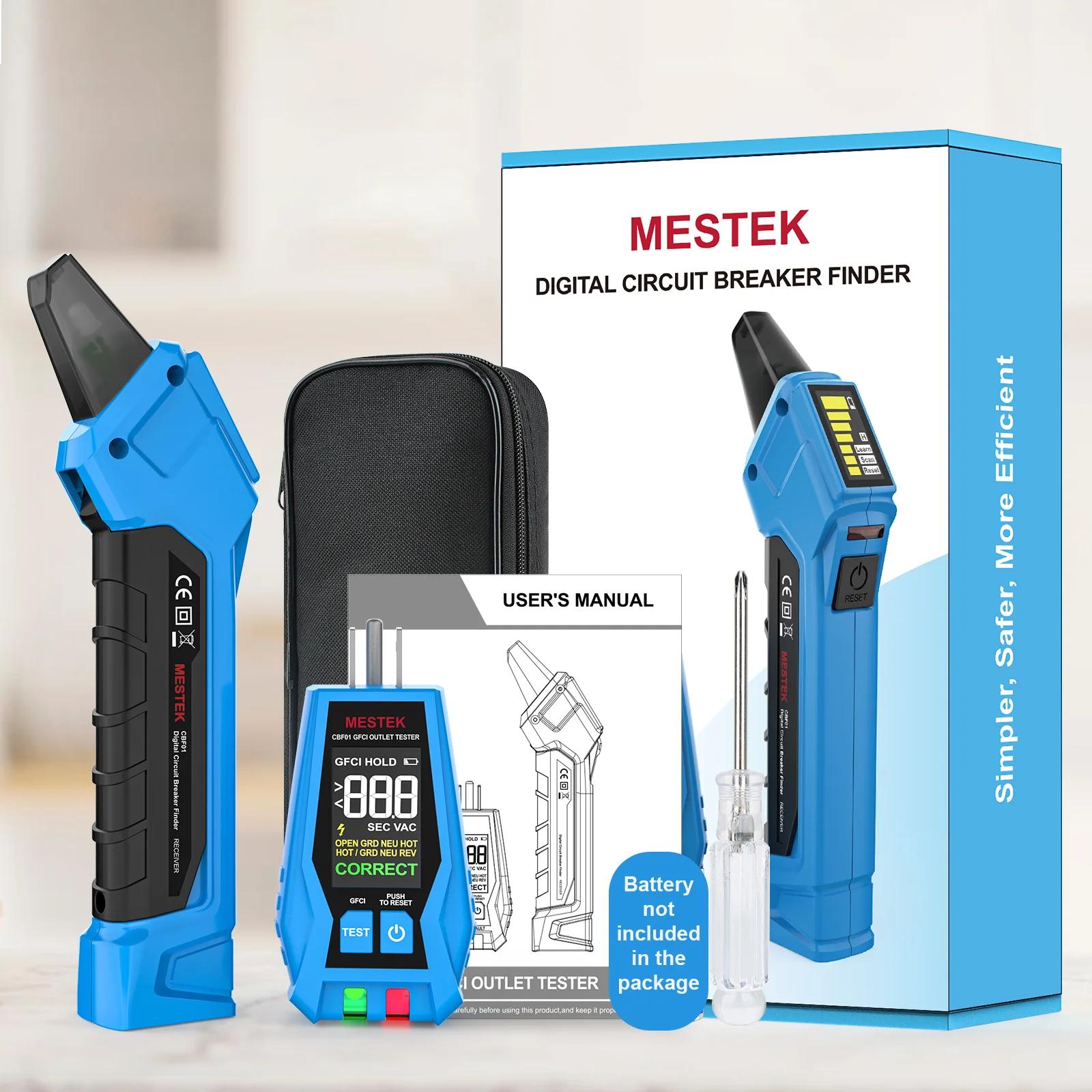 

Circuit Breaker Finder & GFCI Outlet Tester with Digital LCD Display,US Plug Electrical Circuit Tracer Tool for Electricians/DIY