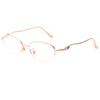 Danyang Glasses 3522X Semi-Rimless Ultralight Metal Alloy Prescription Eyeglass Frame