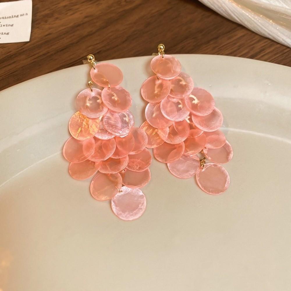 Vacation Style Shell Tassel Drop Earring Jewelry Gift Women's Earrings Seaside
