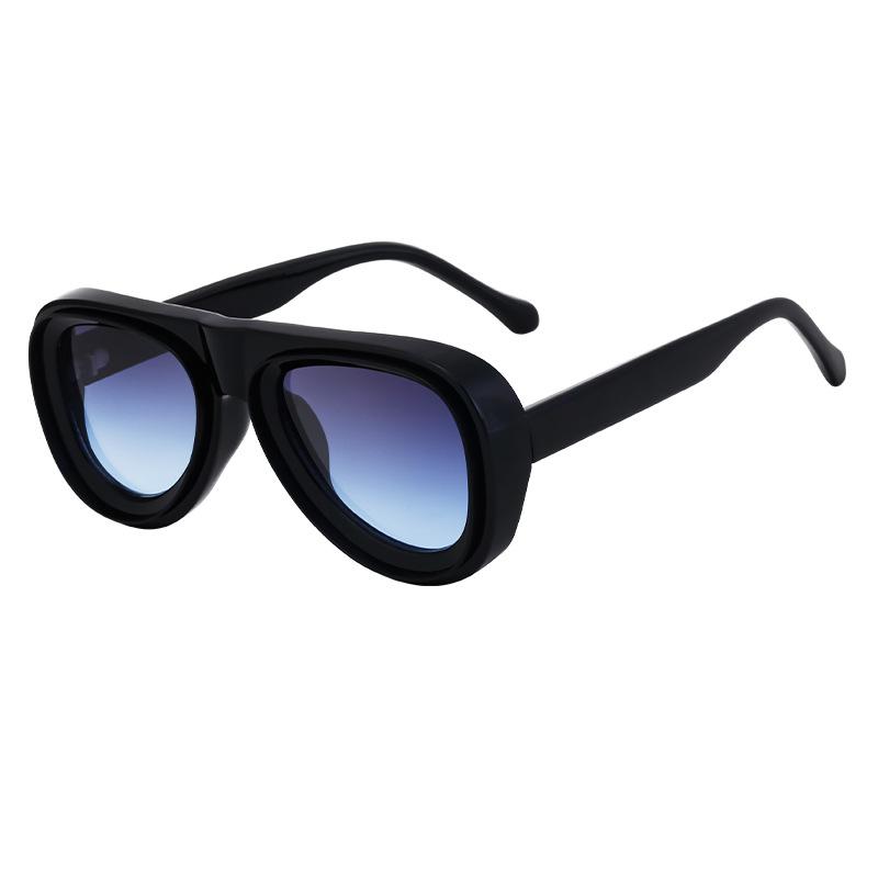 

Vintage Pilot Sunglasses ladies For Men Male Concave Frame Sun Glasses Punk Luxury Designer Popular Big Frame Shades W141533WW-