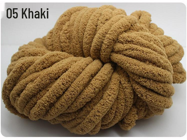 Winter DIY Super Dicke Isländische Wolle Handgewebter Schal & Mütze Garn