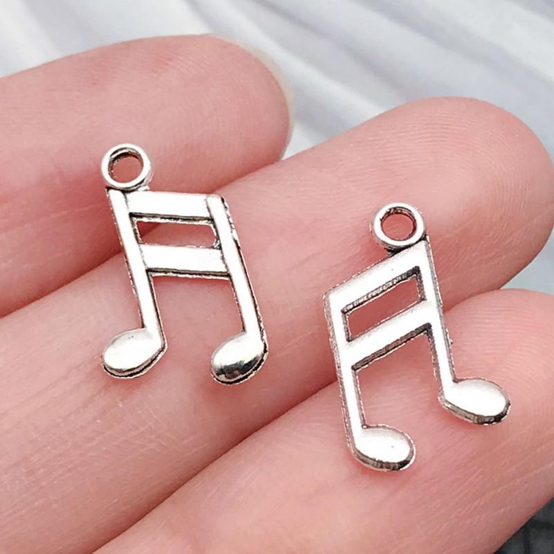 Vintage Music Instrument Charms Alloy Pendant DIY Bracelet Necklace Keychain Craft Jewelry Supplies