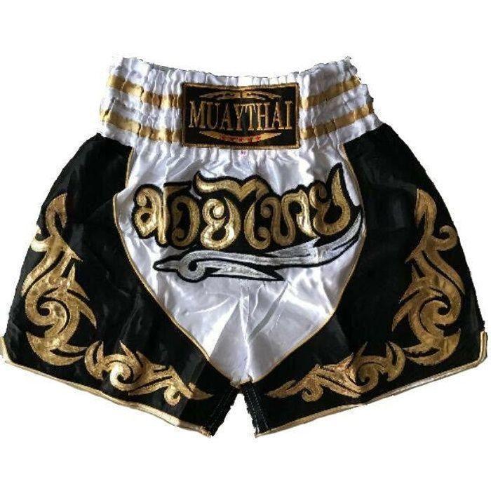 Short de Boxe - Traditionnel THAI - Muay Thai - Kickboxing - Tailles Enfants et Adultes