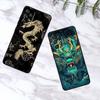 Anime Dragon Design Phone Case For Samsung A41 A35 A34 A33 A32 A25 A24 A23 A21s A06 A05 A04 A03 Note 10 20 Ultra 5G Black