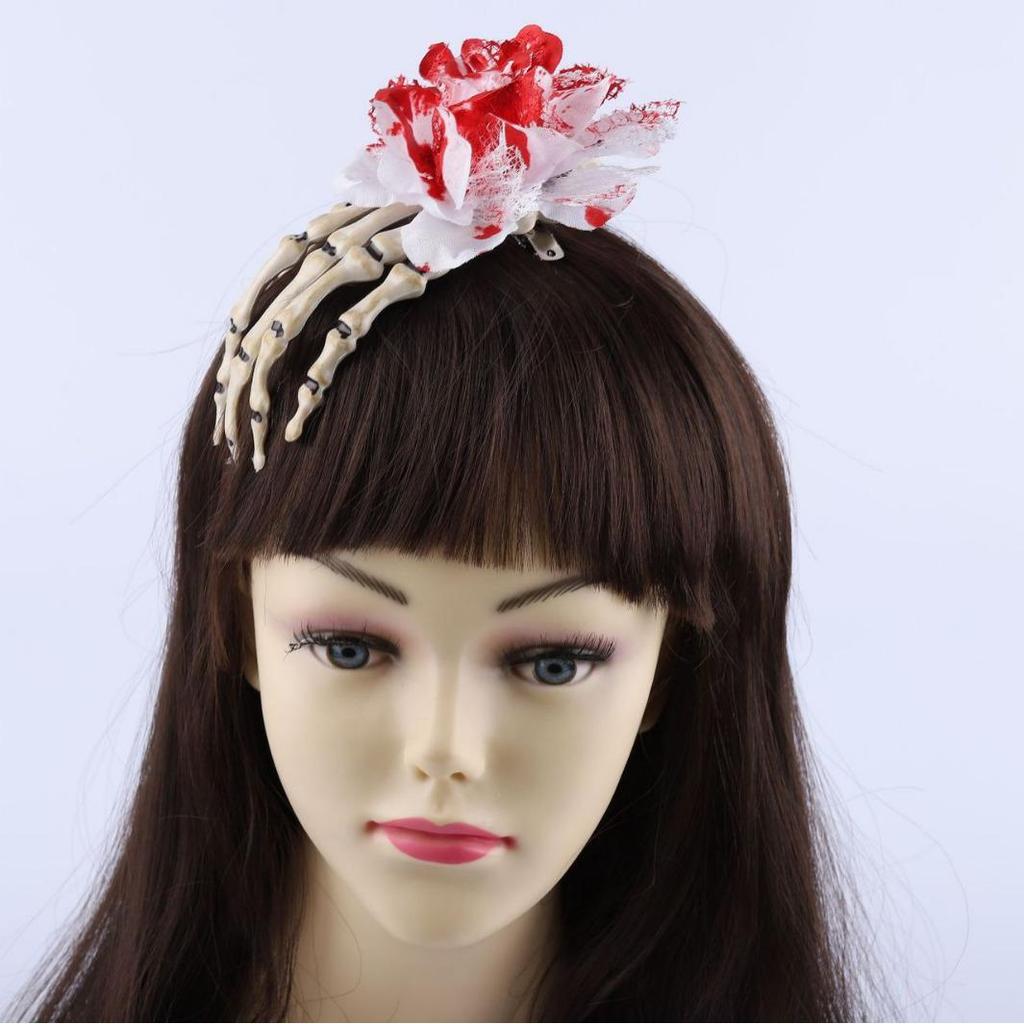 Halloween Creative Ghost Hand Hair Clips - Scary Costume Props