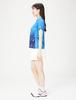 Mizuno Game Diva Size Wear Women's Quick-Dry Shirt, Blue, S, 62JA1203, Tennis/Badminton