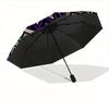 1pc Mandala Design Automatic Umbrella High Quality Canopy, Portable Folding Umbrella with, Ideal Gift for - Travel, Everyday, Formal Events,