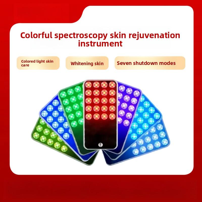 

Five Spectrum Recovery Instrument LED Beauty Instrument Colorful Skin Recovery Instrument Thin Line Large Light Phototherapy Instrument