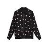 Women's Korean Style Chiffon Sun Protection Baseball Jacket with Print