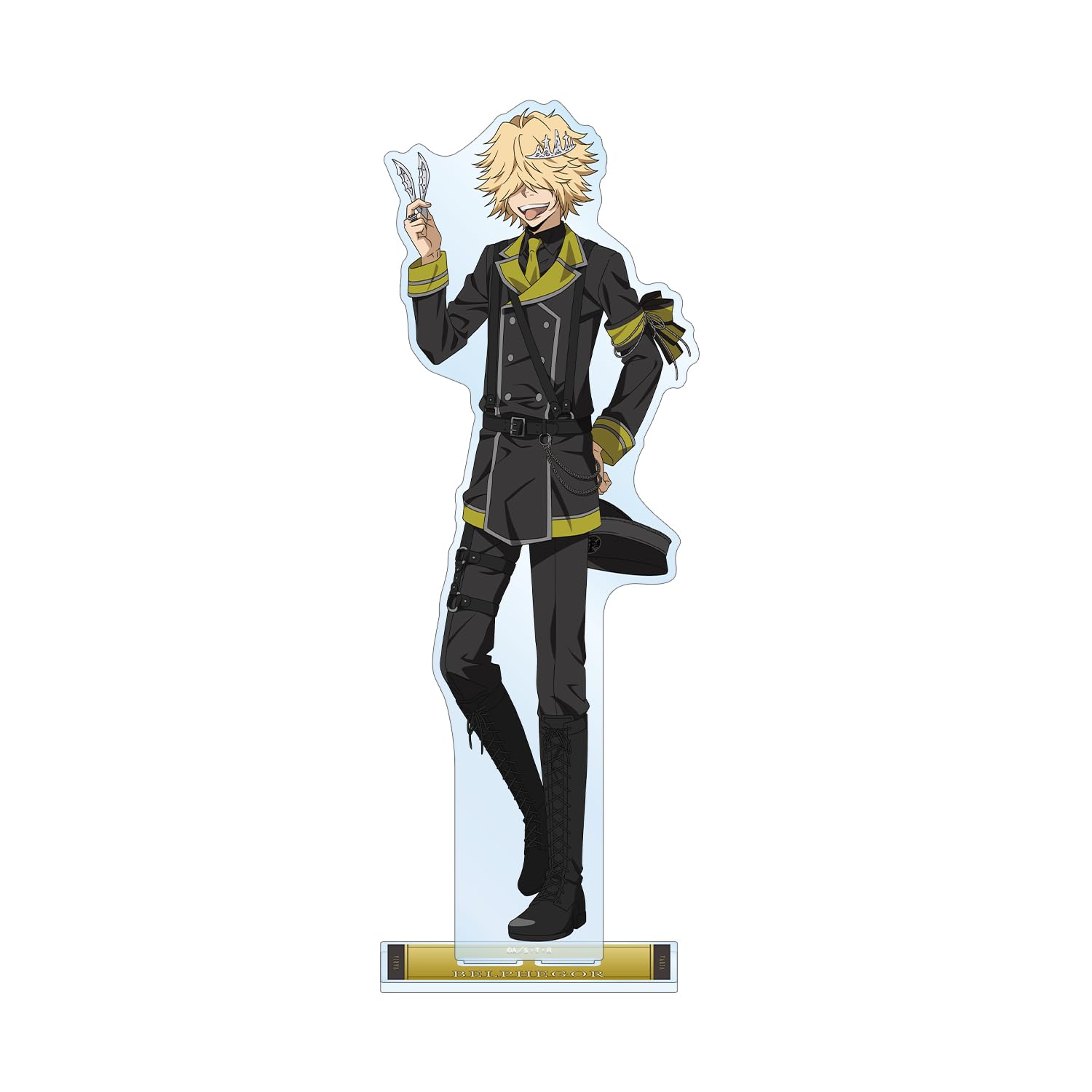 

Katekyo Hitman Reborn Original Illustration: Belphegor [10 Years Later] Black Military Ver. Extra Large Acrylic Stand