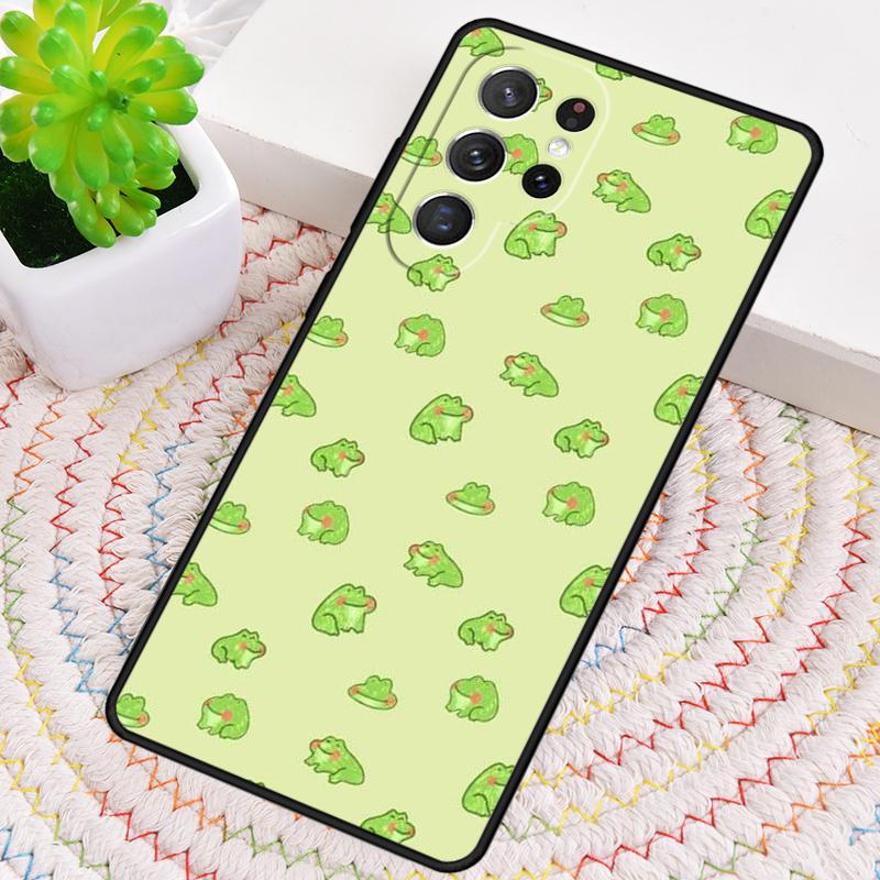 Cute Cartoon Frog Phone Case for Samsung Galaxy note 10 pro S26 Ultra S23 S24 FE S25 S21 S22 PLUS shockproof Cove