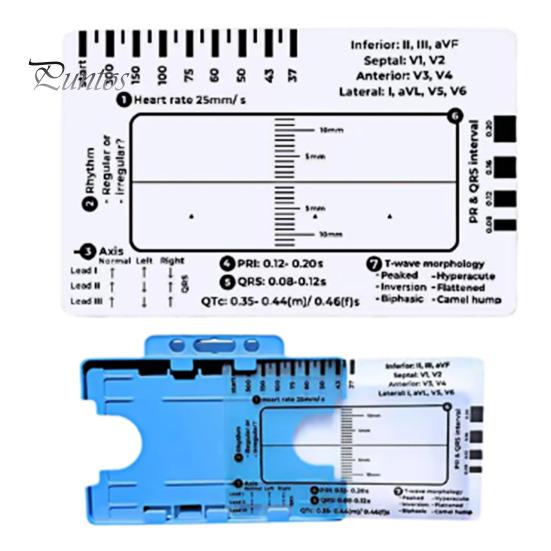 

2/3 шт. ЭКГ линейка с 7 шагами пластиковый штангенциркуль для измерения электрокардиограммы измерительный инструмент прозрачное справочное руководство по интерпретации ЭКГ измерительная линейка 2pcs