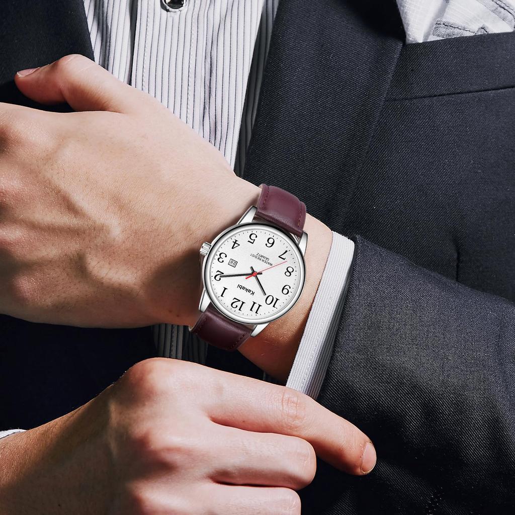 BEN NEVIS Simple and Date Analog Quartz Fashionable for Women and Perfect for and Everyday Use Men's Watch, Stylish, Leather, Casual, Display,
