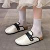 2024 neue Mode Heißer Verkauf frauen Closed Toe Hausschuhe Einfarbig frauen Schuhe der Frauen Retro Mode Garten maultiere Zapatos