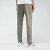 Anta Plain Mid-Rise Straight Casual Pants Men bottoms Gray 152337513N-4