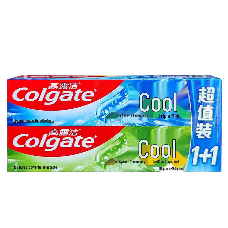 

Colgate Ice Triple Mint & Longjing Tea Toothpaste Twin Pack