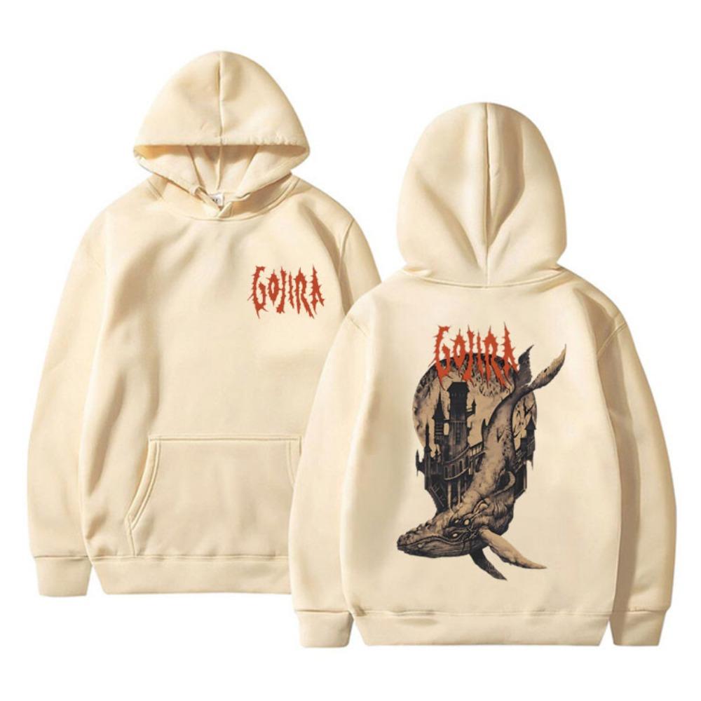 

Французская метал-группа Gojira, мужская спортивная одежда с двусторонним принтом в стиле винтажного рока From Mars to Sirius Whale свободная и модная S