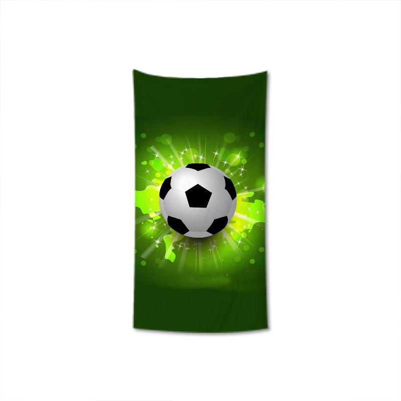 2025 Nouvelle Serviette de Plage Football Thème Football Microfibre Serviette de Bain pour Adultes Bord de Mer Serviette à Séchage Rapide