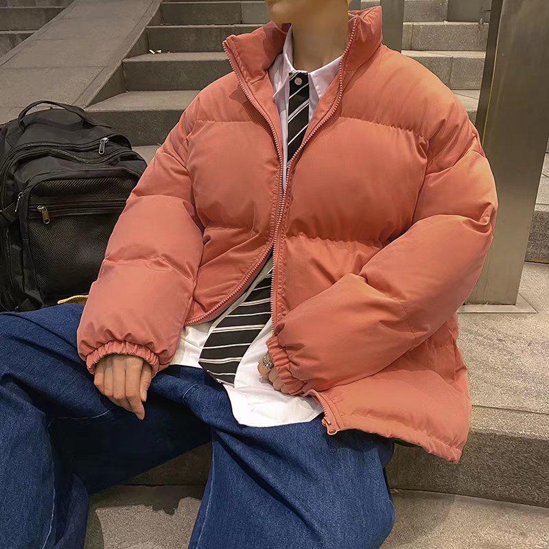 

Мужская модная зимняя куртка в корейском стиле с хлопковой подкладкой 2021 года