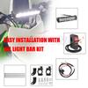 LED Headlight Motorcycle Handlebar LED Light Bar Set with USB Socket Charger for CRF110 KLX110 TTR110 YZ250F CRF230F CRF250R