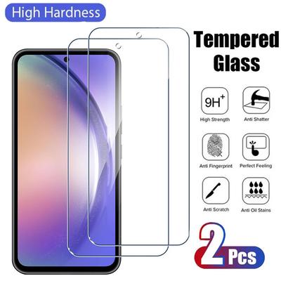 2PCS Tempered Glass For Samsung A56 A36 A26 A16 S24 FE A15 A25 A35 A55 S23 FE 5G Screen Protector