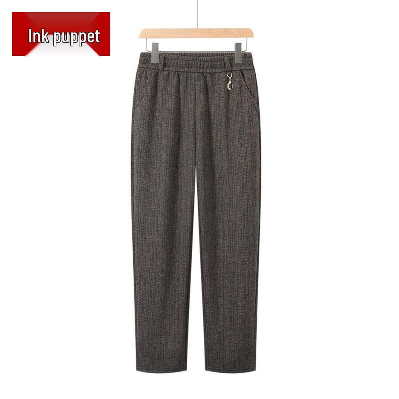 Women's Plus Size High-Waist Straight-Leg Casual Pants