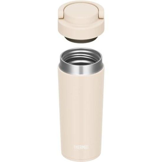 Thermos Insulated Vacuum Travel Tumbler Carry Handle 420ml Ivory JOV-421 IV