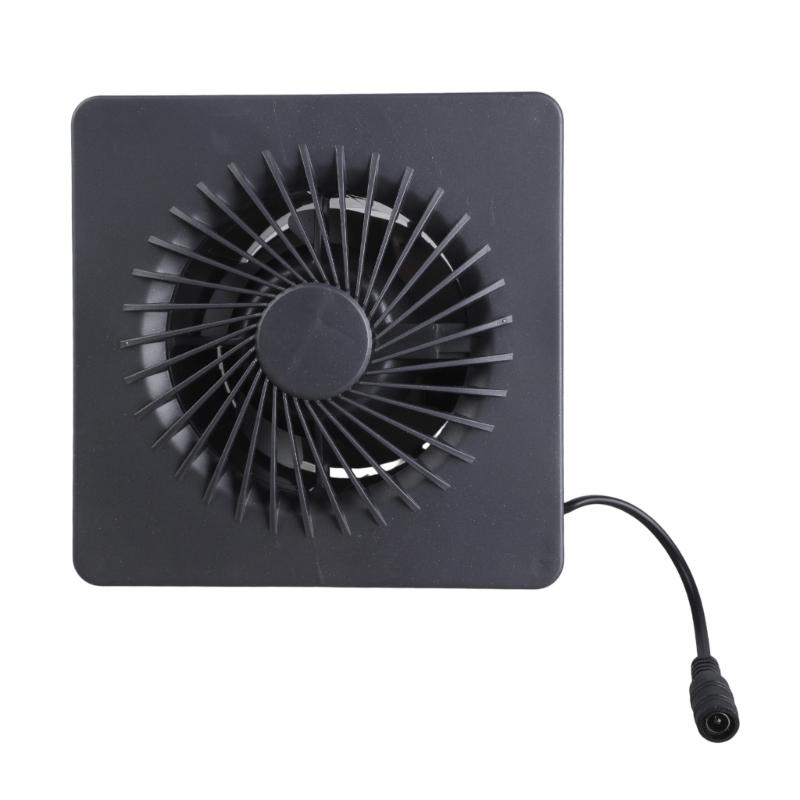8W Solar Panel Operated 4 Inch Ventilation Fan For Outdoor Shed Pet House Air Quiet Motor
