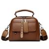 Luxury Retro Style Women Handbags Solid Color PU Leather Messenger Bag Fashion Leisure Travel Shoulder Crossbody Bags Girls Tote