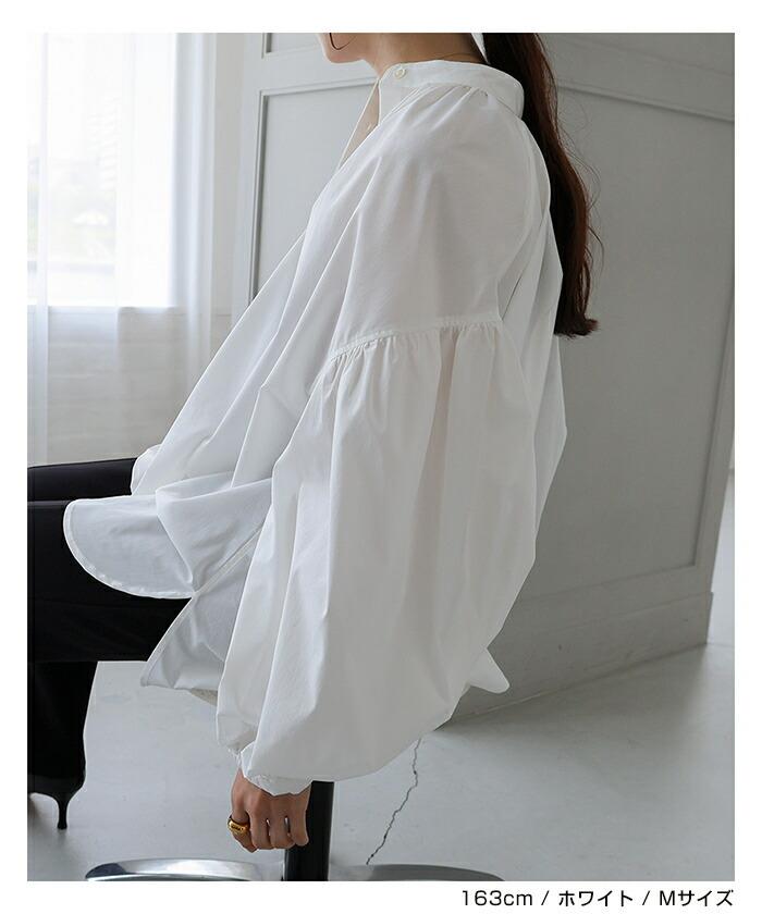 Korean chic autumn niche design sense round neck small breasted lace-up loose versatile lantern sleeve shirt top women