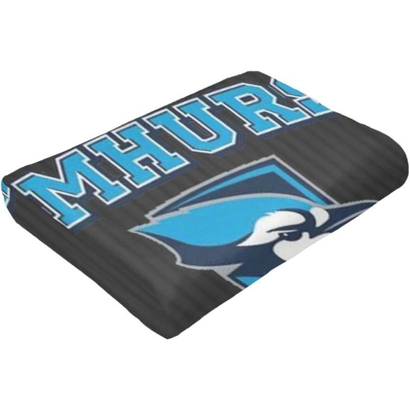 Elmhurst College Logo Ultra-Soft Micro Fleece Blanket Soft Comfortable Flannel Blanket Available for Bed Couch Living Room