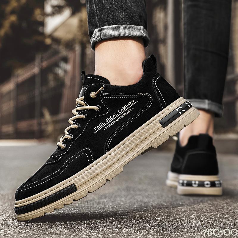 Men's Spring Autumn New Fashionable Versatile Anti Slip Wear Resistant Labor Protection Shoes Men's Casual Comfortable Shoes