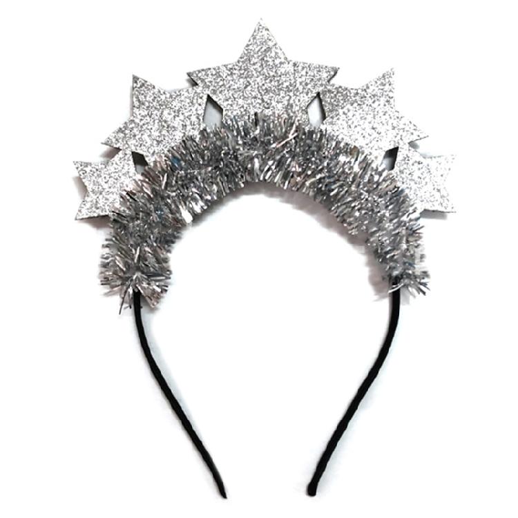 Sequins Party Supplies New Year Headband Glitter Star Party Decoration Props