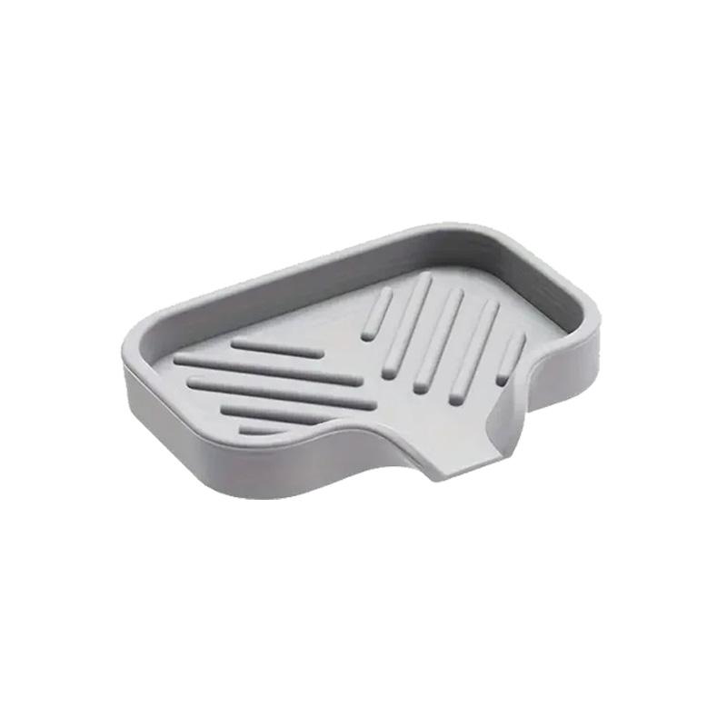 

Silicone Faucet Pad Sink Tray Soap Sponge Storage Rack Soap Tray Kitchen Storage Rack Sponge Drainage Pad Soap Dispenser Kitchen