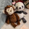 Soft Plush Animal Toy: Panda, Fox, Monkey - Cozy Bedtime Buddy & Playmate, Perfect Birthday Gift
