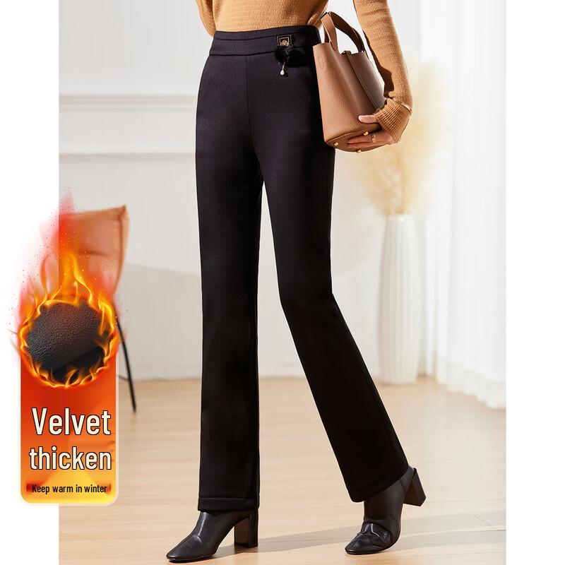 

Pastel Women s Fleece-Lined Thermal Casual Pants 4XL