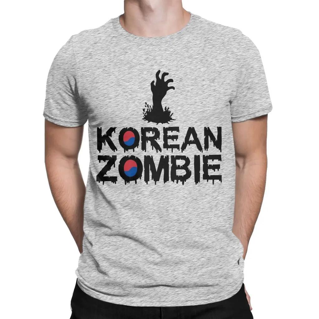 Men's T-Shirt Korean Zombie Chan Sung Jung Amazing Cotton Tee Shirt Short Sleeve T Shirts Round Neck Tops Summer