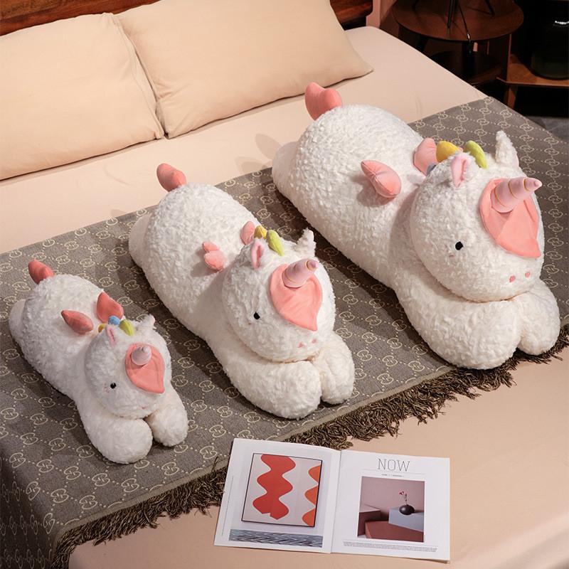 Long Unicorn Body Pillow Ideal For Bedroom Decor And Comfortable Backrest Support