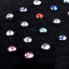 Rings Piercing Attractive Rhinestone Comfortable To Wear Shiny Body Jewelry Hypoallergenic Stainless Steel