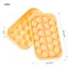 DIY 22-Grid Round Ice Cube Tray with Lid – Easy Release Sphere Mold for Beverages