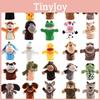 Wholesale Plush Toy Hand Puppet Cartoon Animal Doll With Movable Mouth Interactive Toy For Kindergarten And Parent-child Interaction 25cm Tall